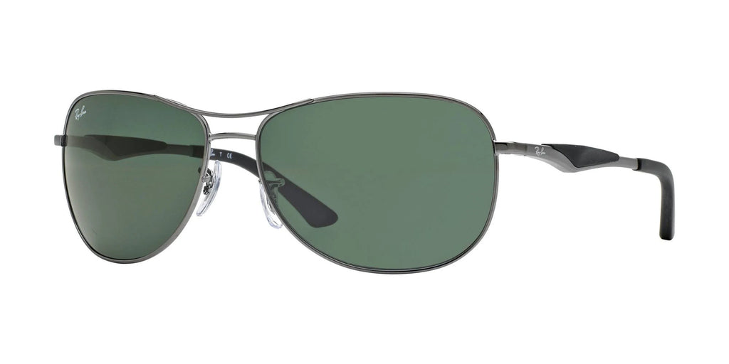 Matte Black Metal Sunglasses Y782