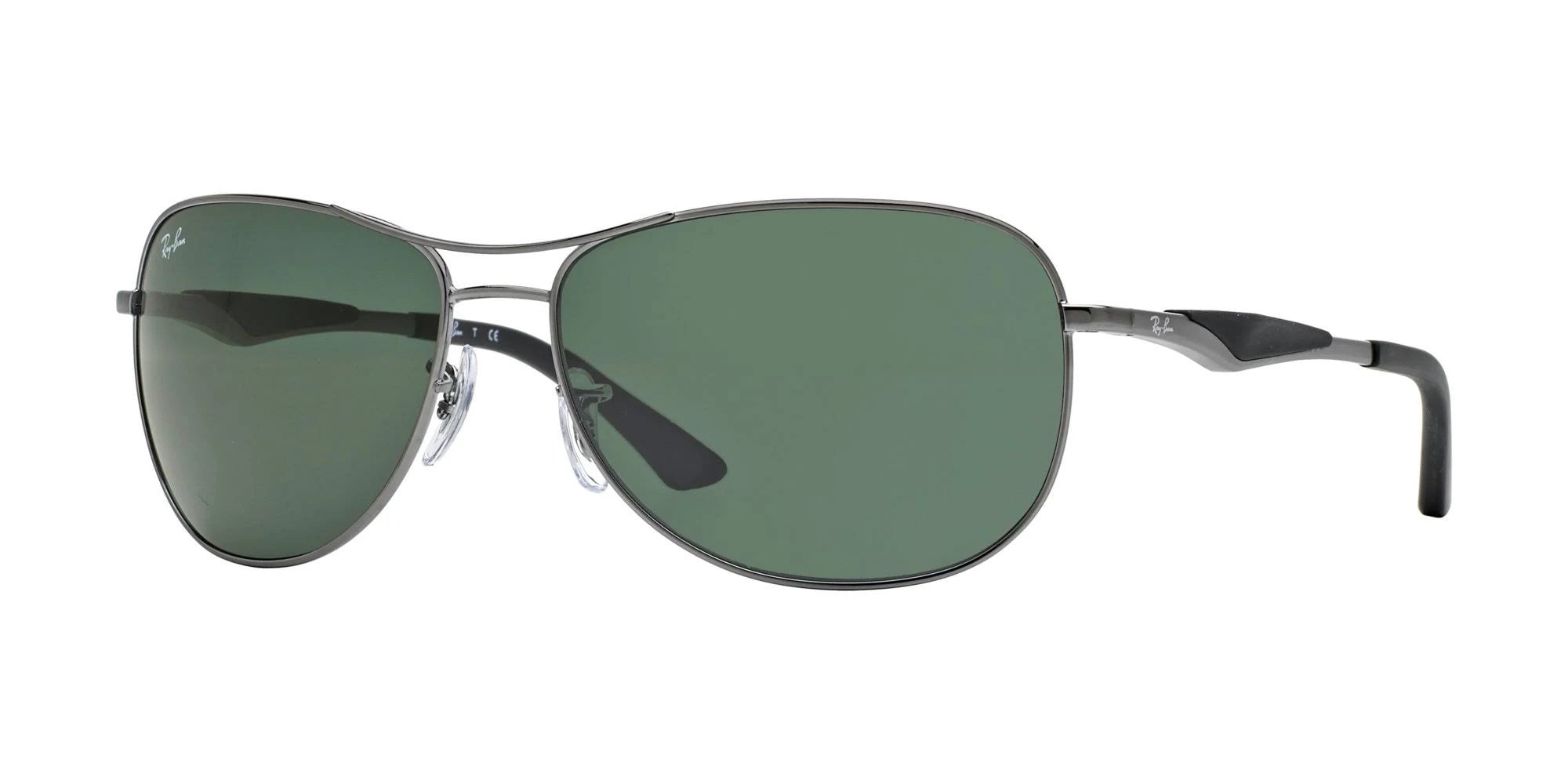 Matte Black Metal Sunglasses Y782