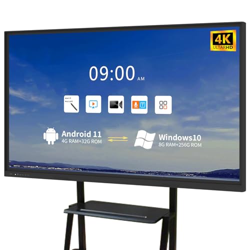 65'' Smart Digital Whiteboard 4K UHD Touchscreen Display R309