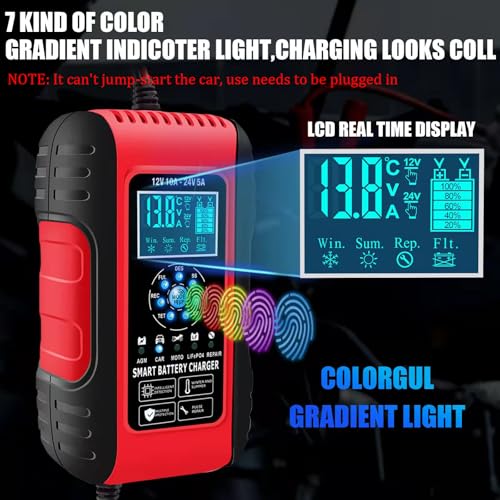 10A 12/24V Car Battery Charger V184