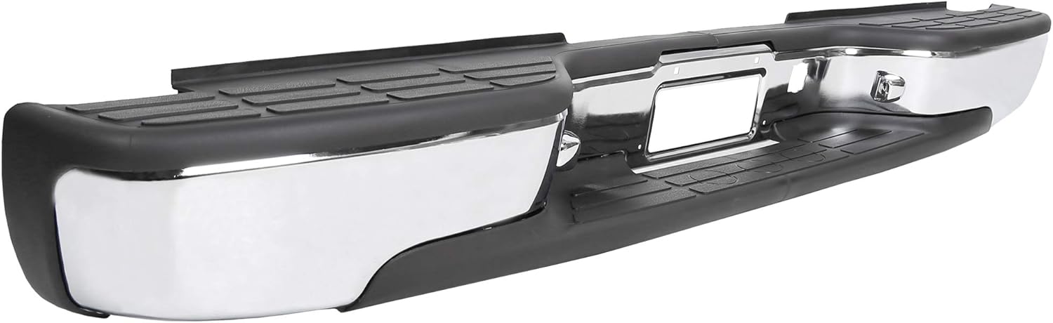 Chrome Steel Rear Step Bumper for Chevy Silverado GMC Sierra 2500 HD 3500 Truck E465017