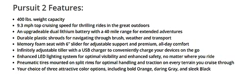 Orange Mobility Scooter with Seat Z45105