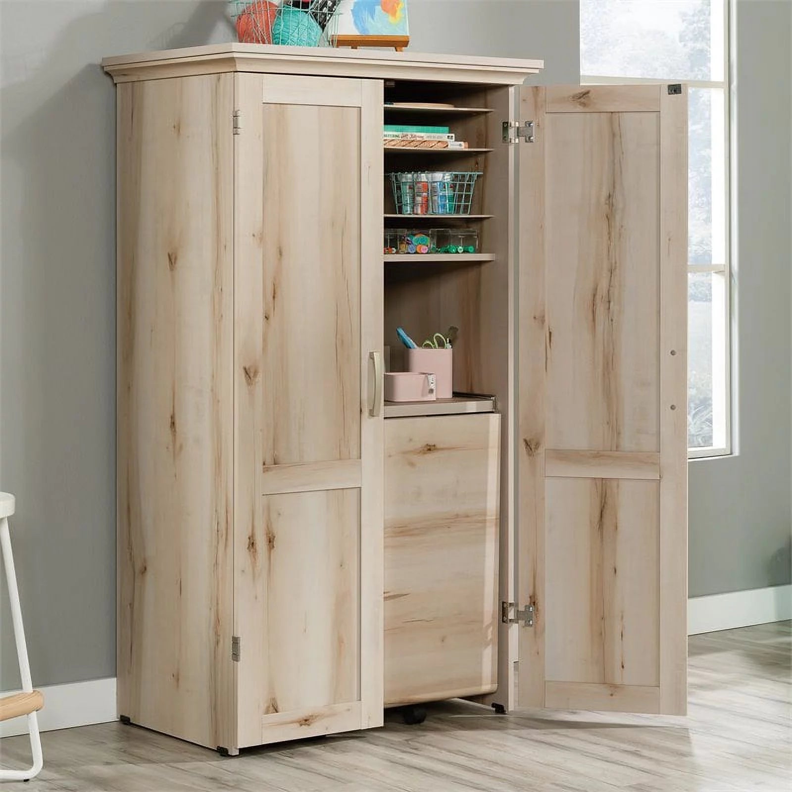 Engineered Wood Storage Armoire U7075