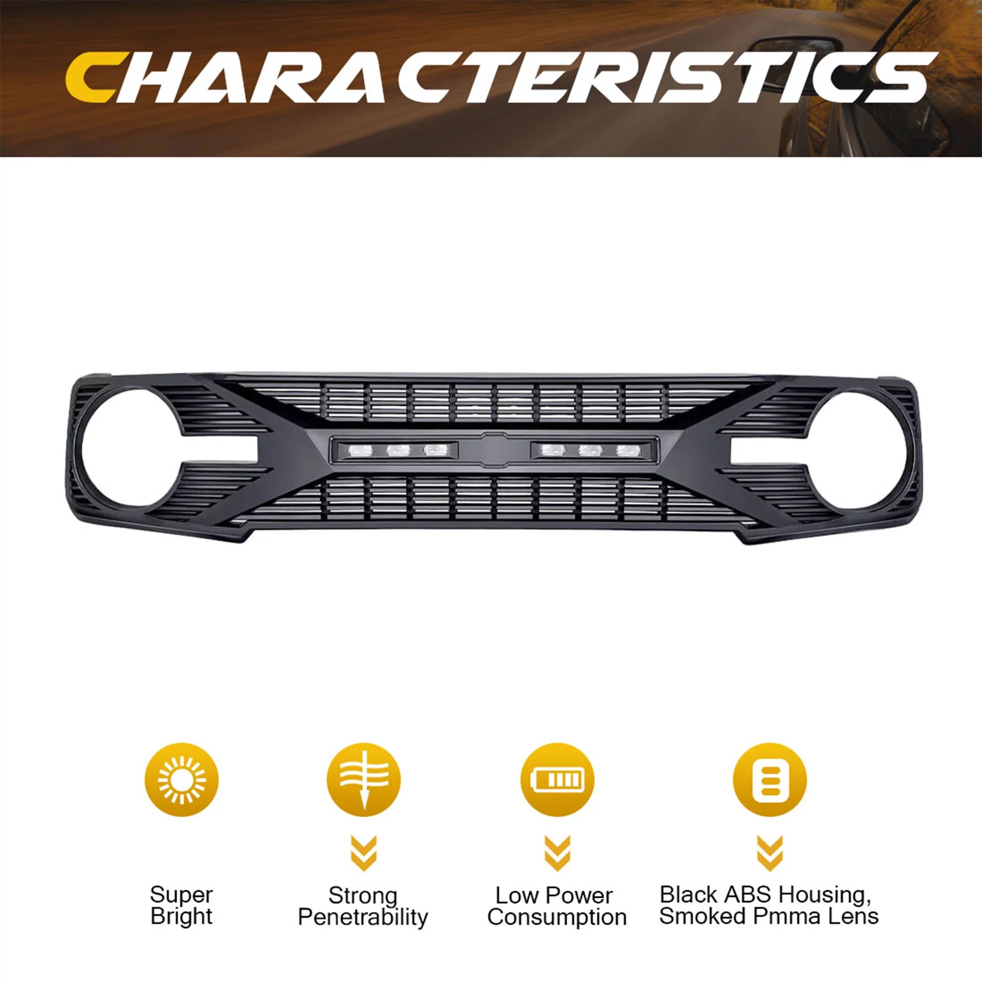Grille with Lights O59843