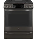 Black Stainless Steel Slide In Gas Range Q362