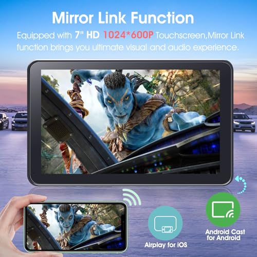 7" HD Touchscreen Car Stereo with Backup Camera W38474