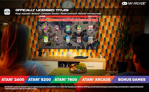 Video Game Console with 200+ Games, Wireless Joysticks, RGB LED Lights U2597