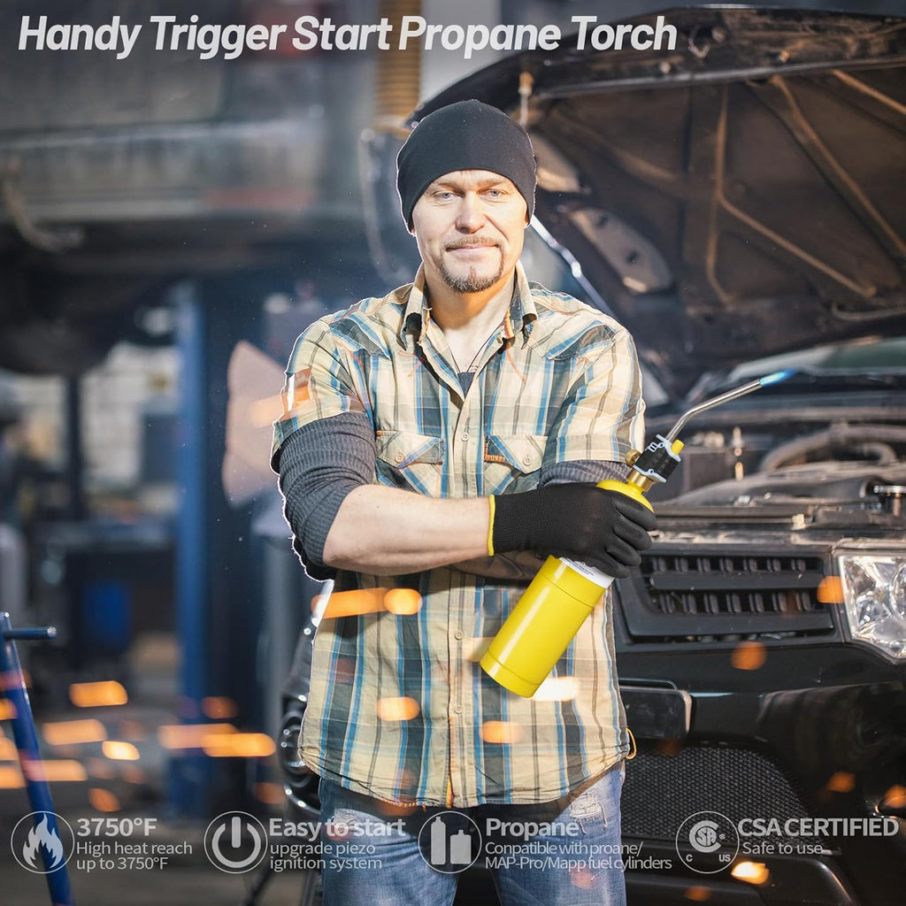 Propane Torch Head with Self Ignition O710896