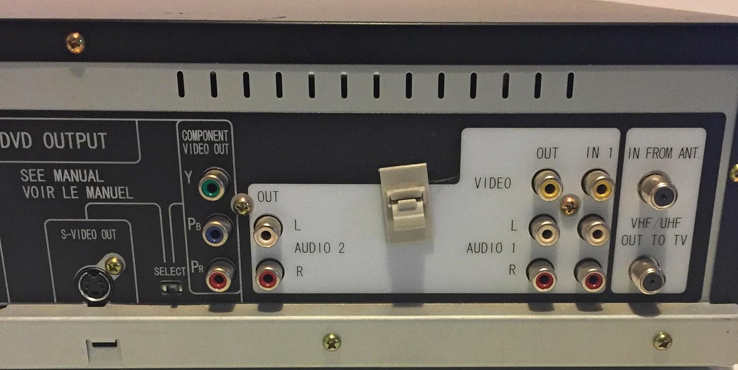 Black DVD-VCR Combo G9448