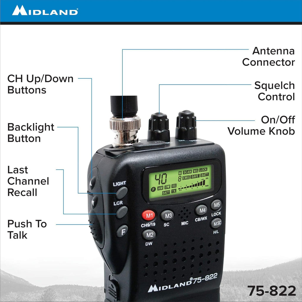 40 Channel CB Radio U327