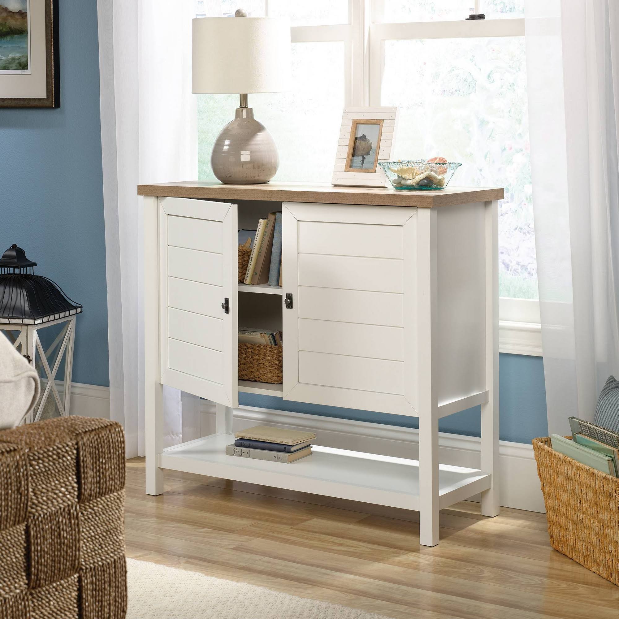 Soft White Storage Cabinet A7461