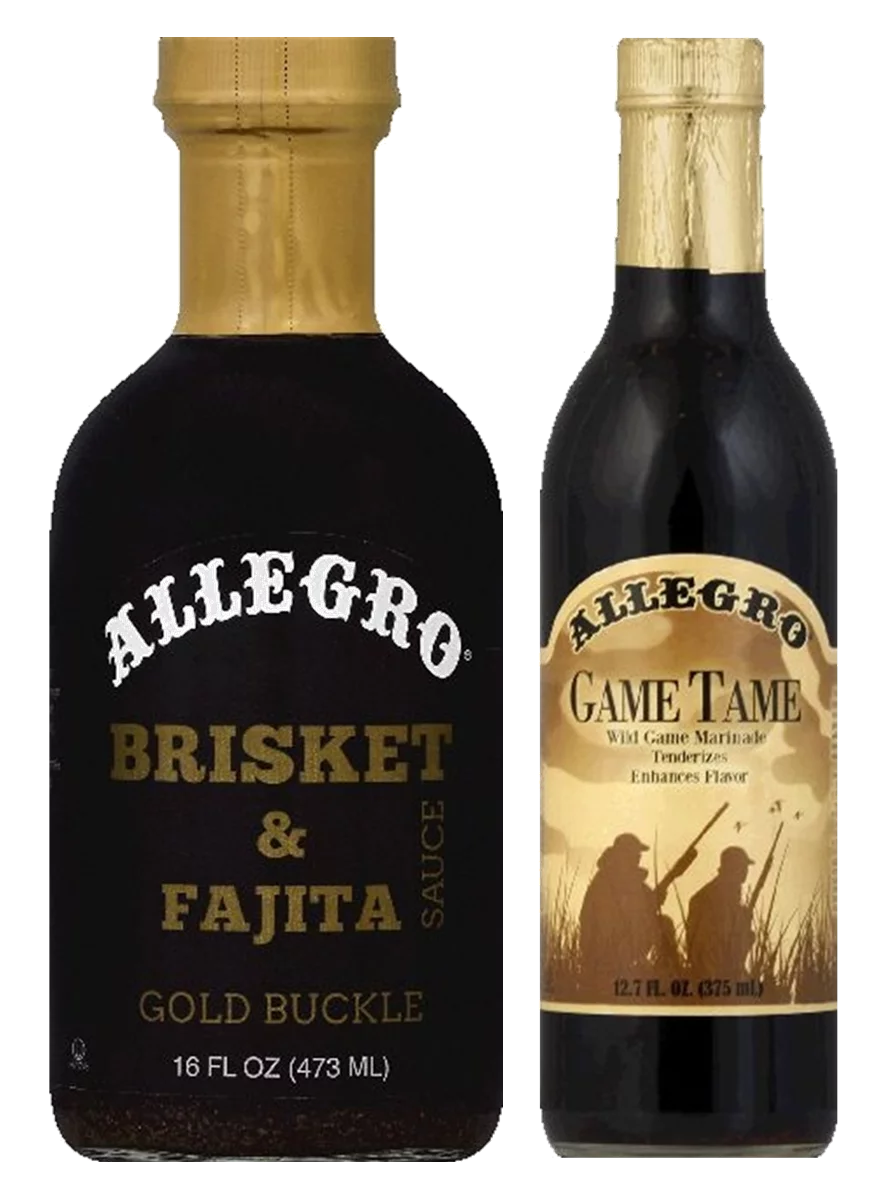Variety 2-Pack Brisket & Fajita Sauce and Wild Game Marinade G59316