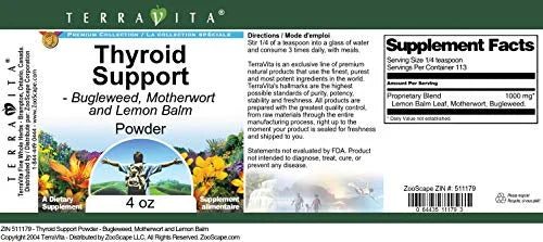 Thyroid Support Powder 4 oz U9405