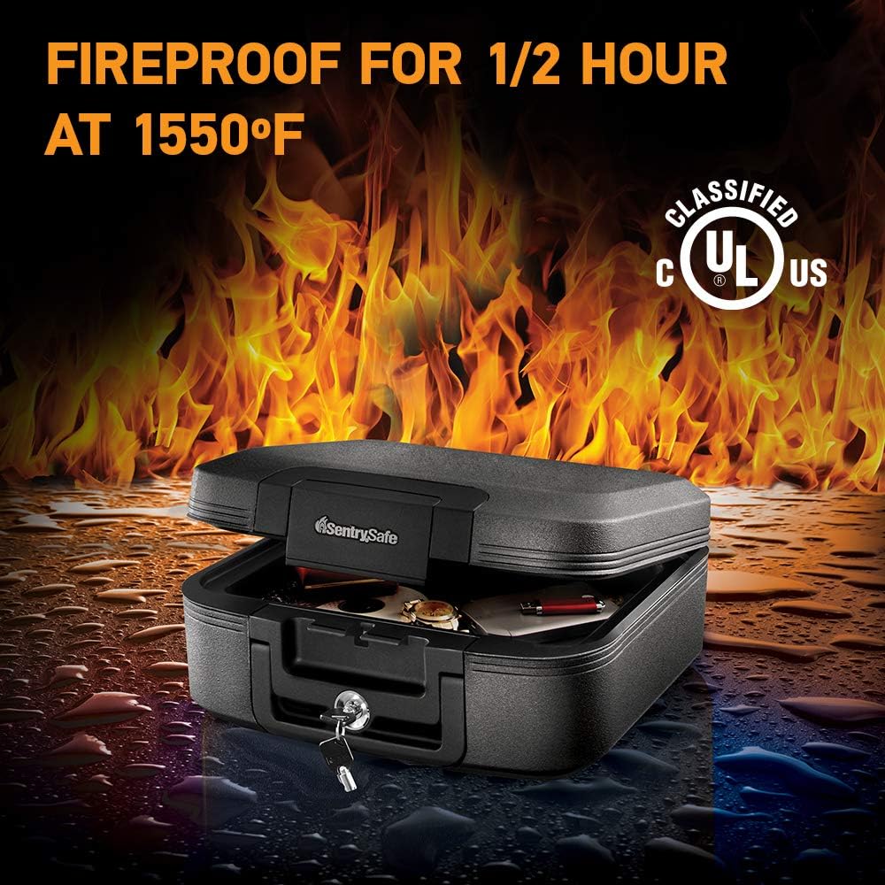 Fireproof and Waterproof Document Safes with Key Lock Y16229