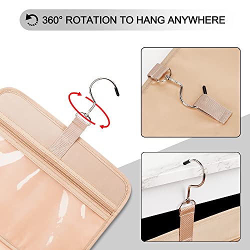 Navy Hanging Toiletry Bag with 8 Leak Proofing Silicone Bottle Covers J95511