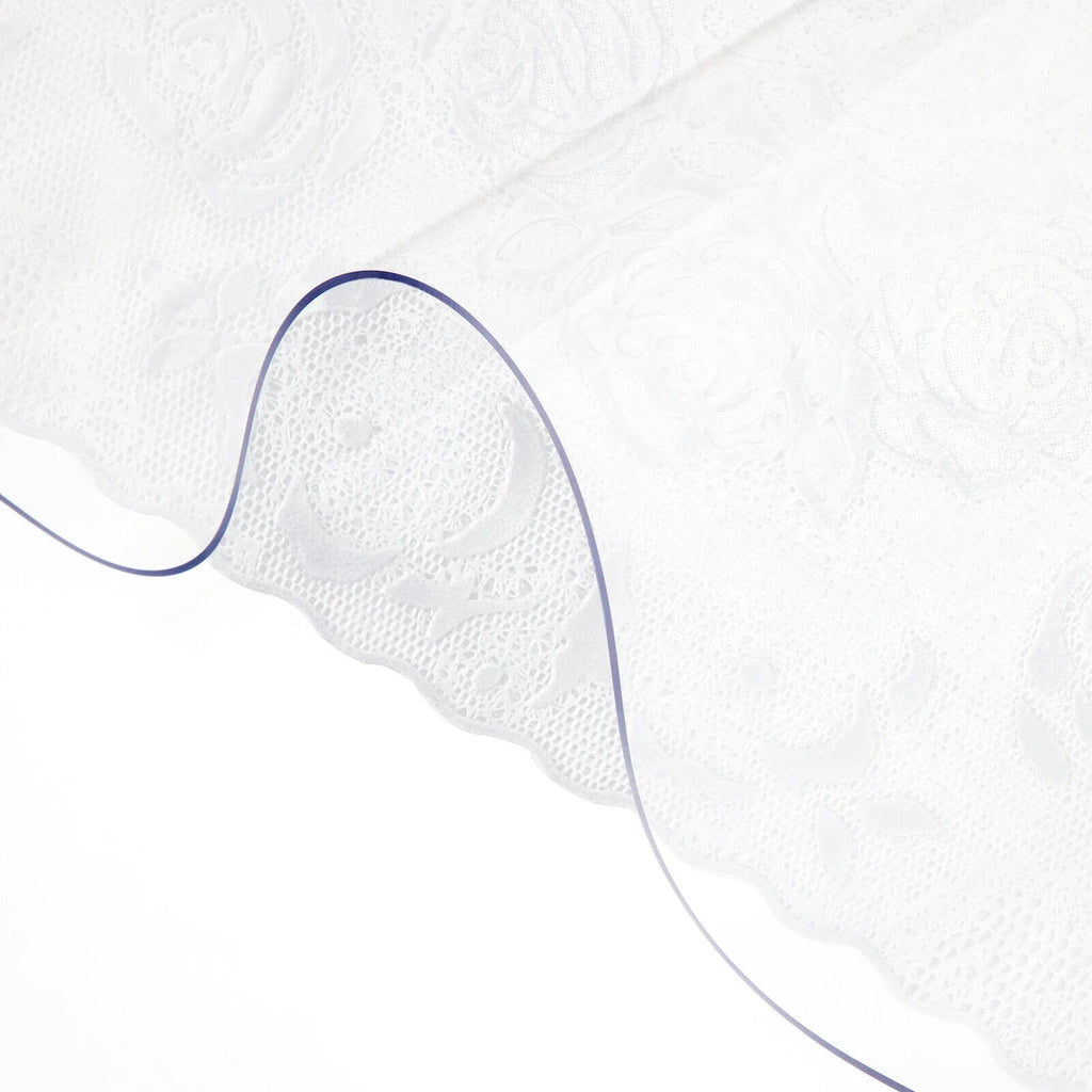 36x60" PVC Waterproof Transparent Tablecloth Q729503