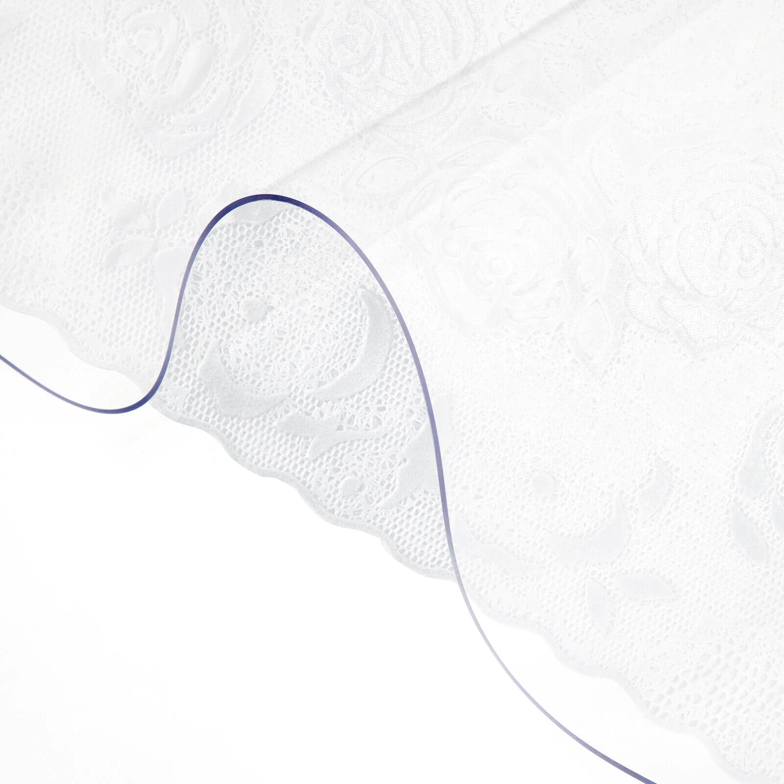 36x60" PVC Waterproof Transparent Tablecloth Q729503
