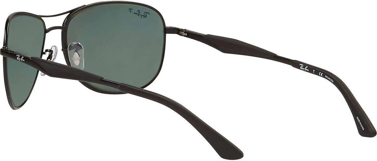 Matte Black Metal Sunglasses Y782