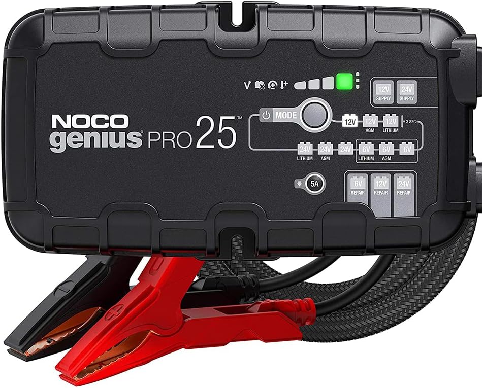 25-Amp 6V 12V 24V Battery Charger S752