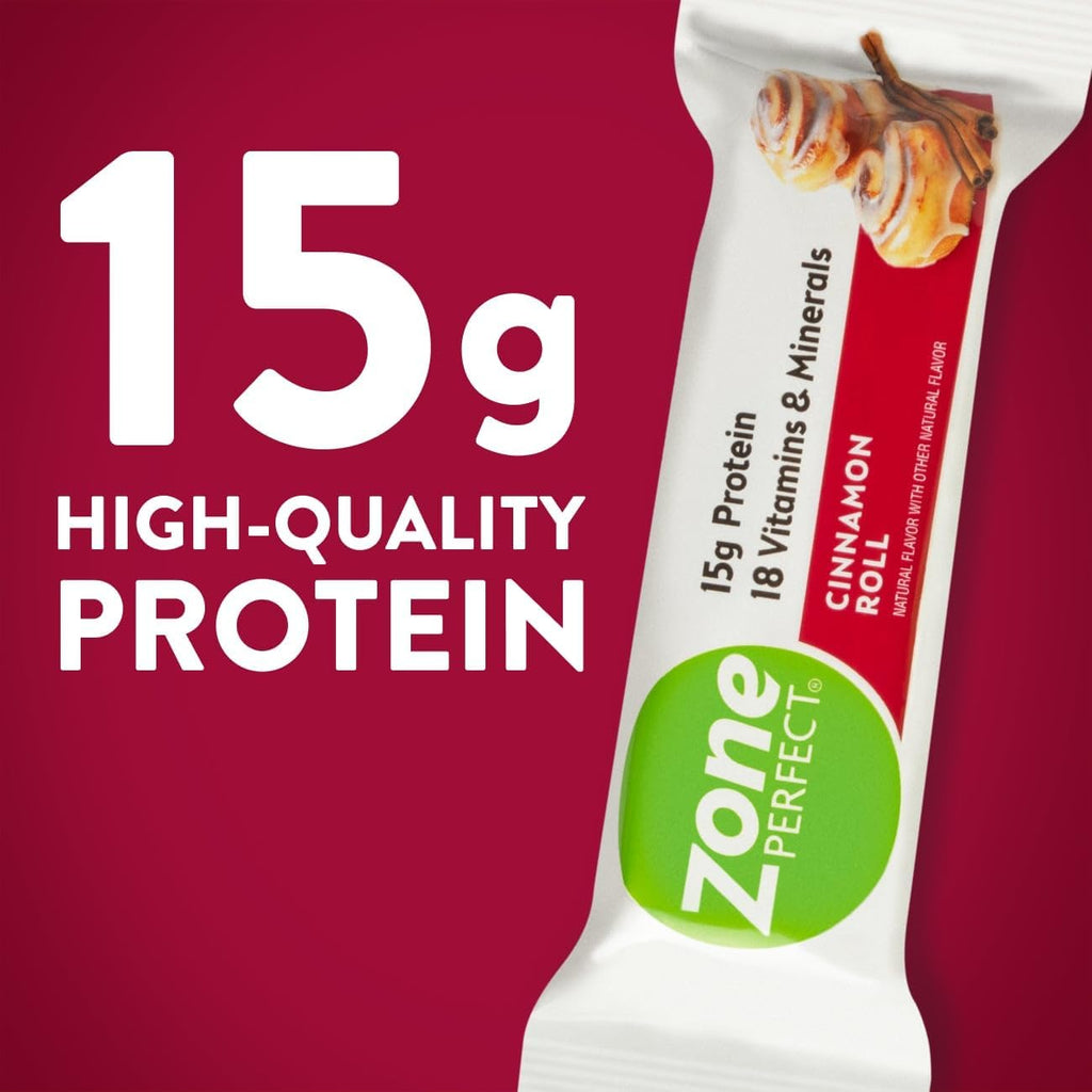 Cinnamon Roll Protein Bars, 12 Count H3814