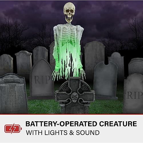Motion-Activated Talking Halloween Animatronic H62094