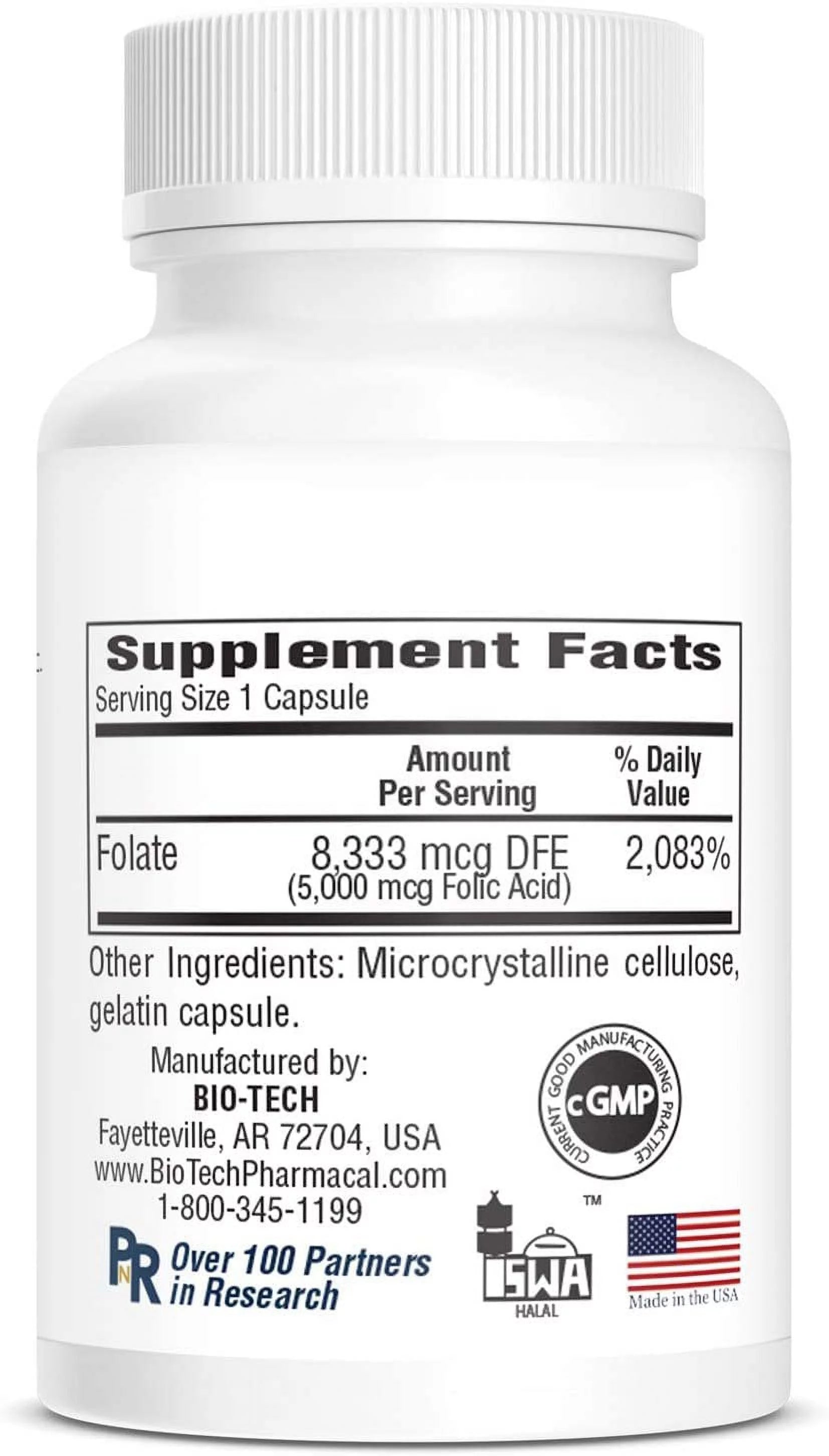 6 pack Folic Acid (5mg, 100 Count) T355222