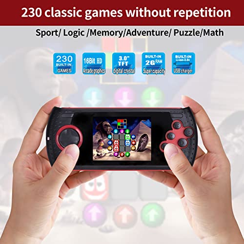 Handheld Game Console with 230 Classic Retro Video Games N7374
