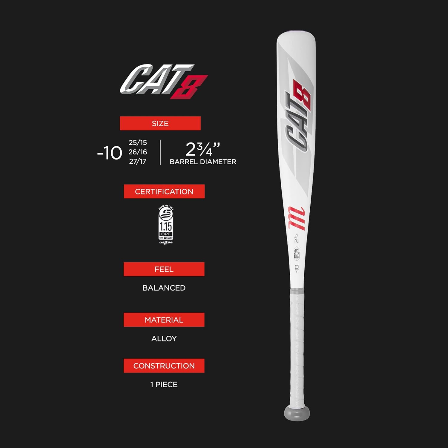 2 3/4" Barrel 26"/ 16 oz Baseball Bat N50511