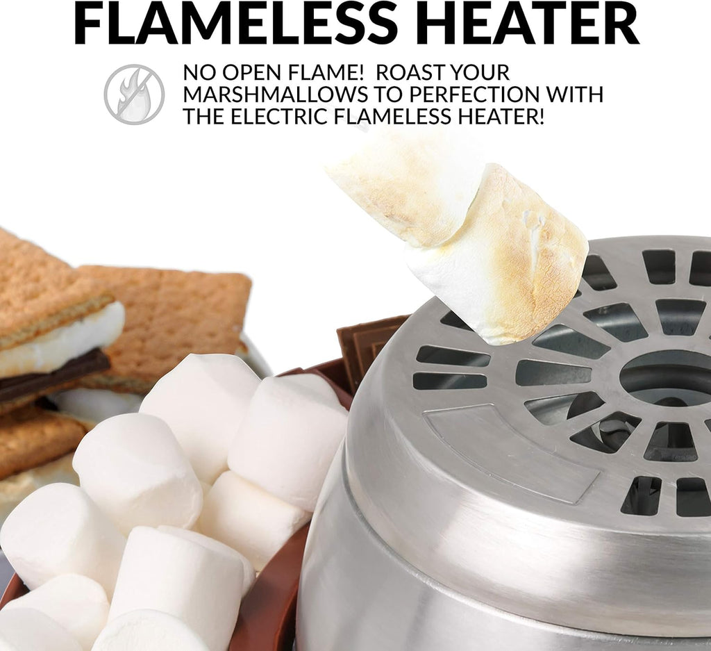 Tabletop Electric S'mores Maker with 4 Trays F89730