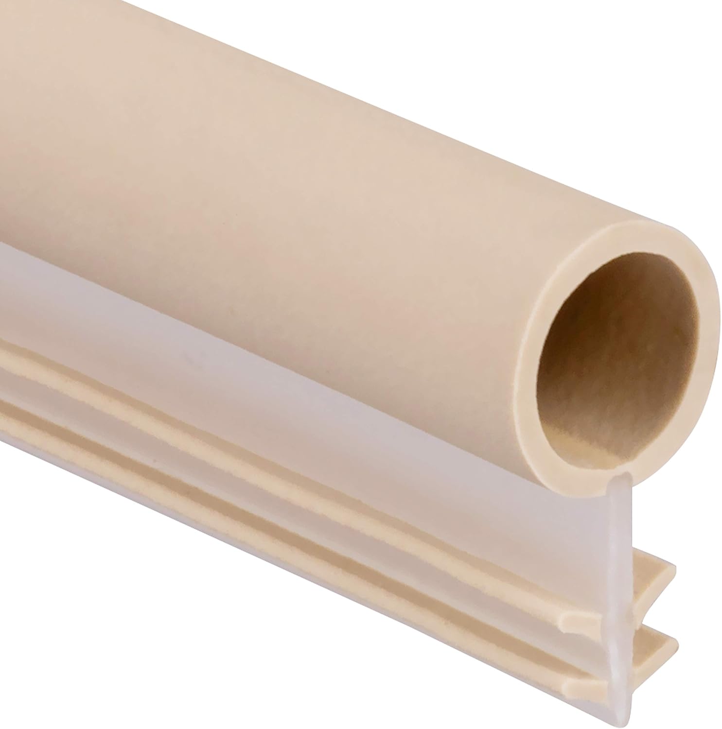 Tan 1/4" Bulb Bubble Kerf Mount Window Weatherstrip Seal Q680