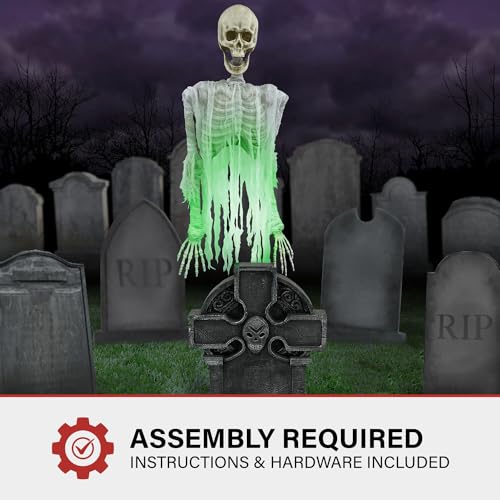 Motion-Activated Talking Halloween Animatronic H62094