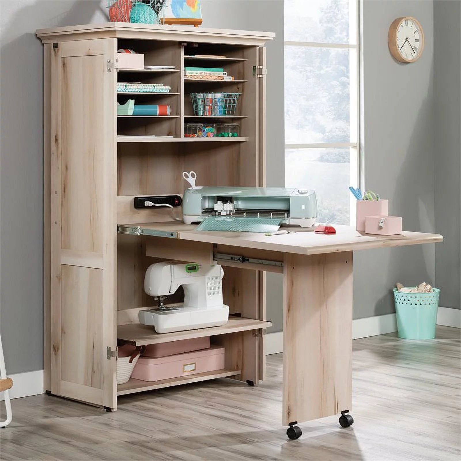 Engineered Wood Storage Armoire U7075