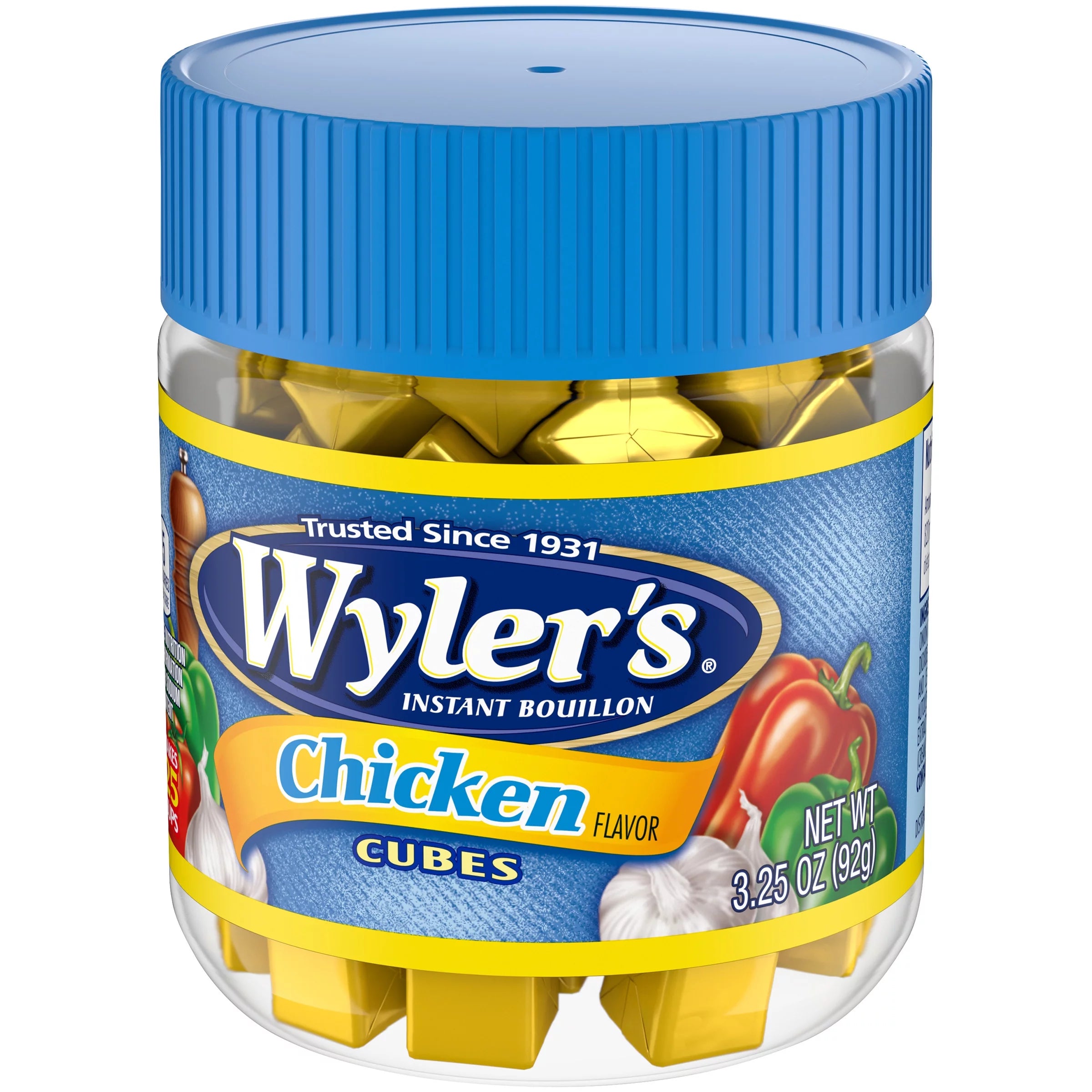 Chicken Instant Bouillon Cubes, 3.25 oz (3-Pack) G521918