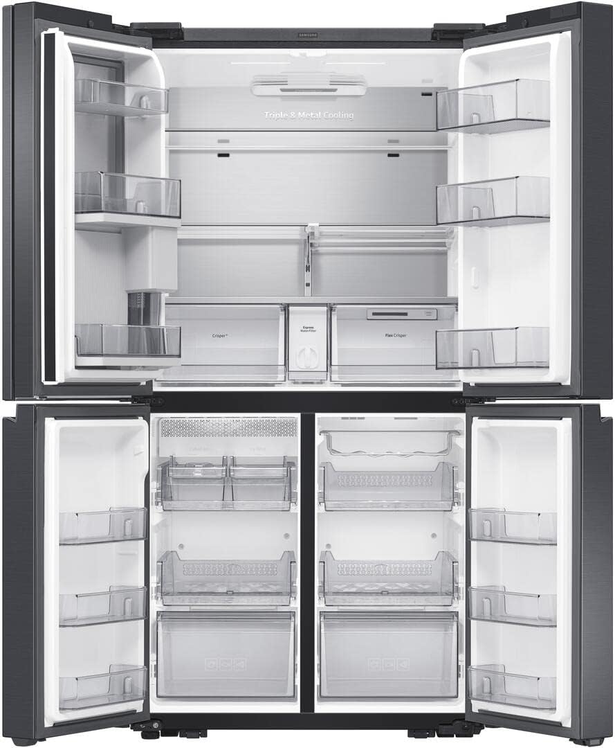 28.6 Cu. Ft. Black Stainless Steel Smart 4-Door Flex Refrigerator A43123