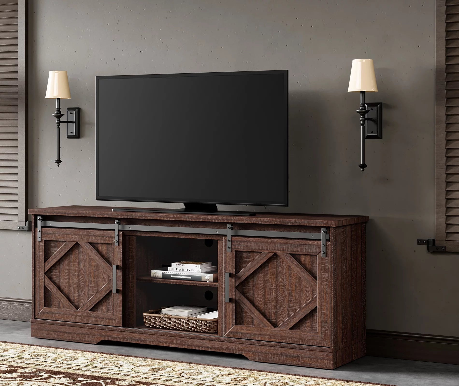 Brown TV Stand I1010