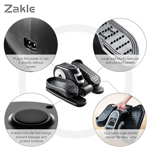 Under Desk Elliptical Machine with Remote Control & 12 Adjustable Speeds H128766