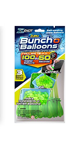 1 Launcher + 3 Pack Water Balloons, 100 Balloons Q2095