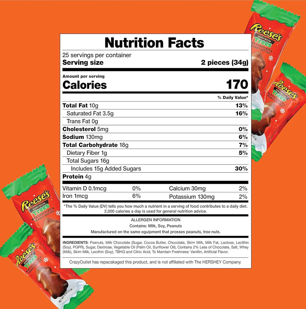 Milk Chocolate Peanut Butter Candy, Bulk 4 Pounds N683399