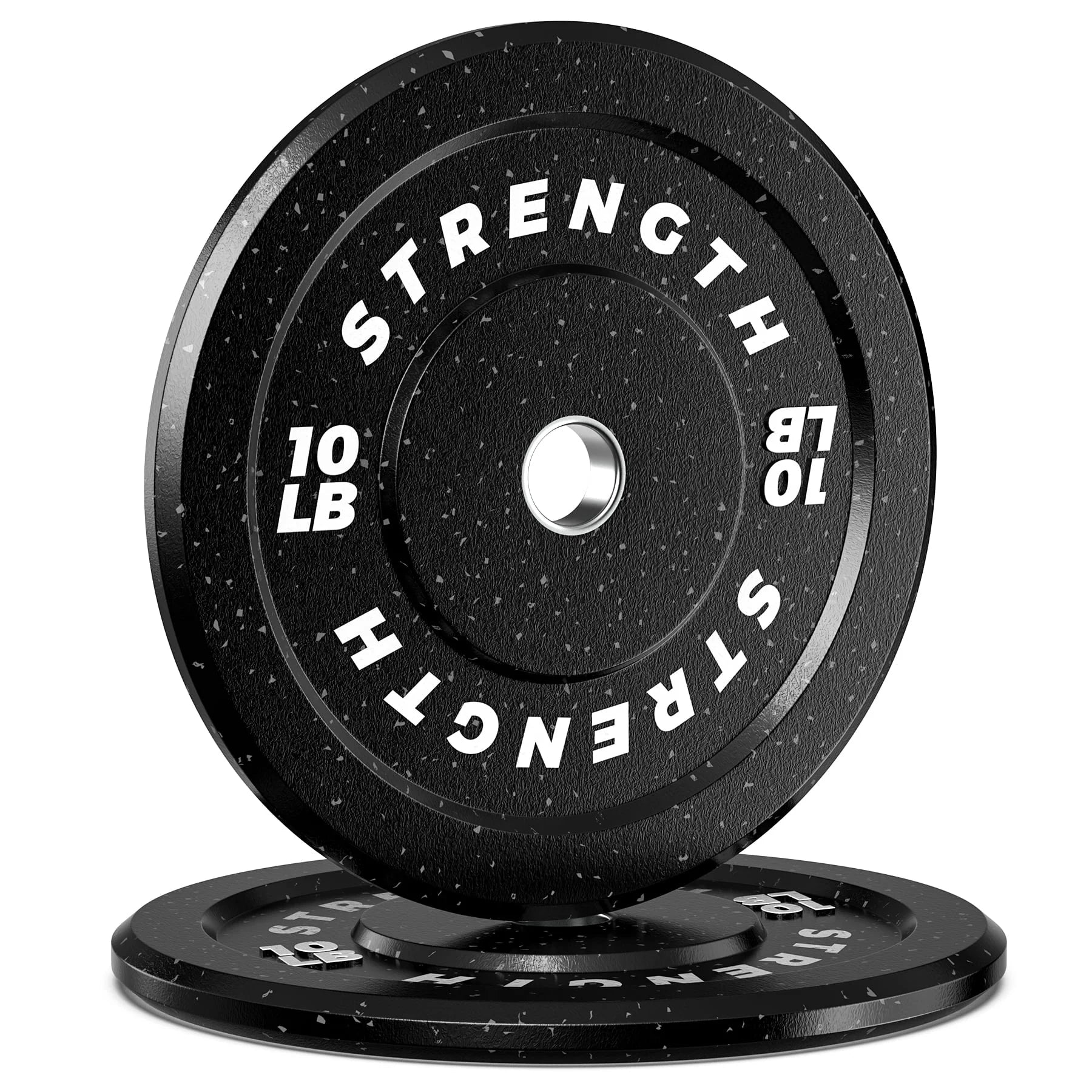 Olympic Bumper Plates, 10lb to 55lb Weights, High-Bounce Rubber Weight Plates U7790