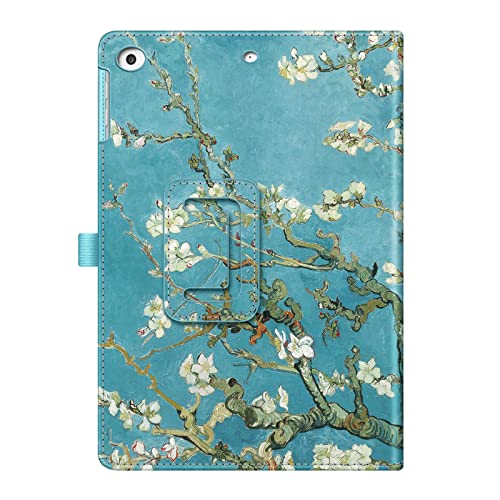 Emerald Marble Vegan Leather Stand Cover for 9.7 Inch iPad J559