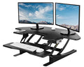 43 inch Electric Height Adjustable Stand Up Desk Converter Black B253896