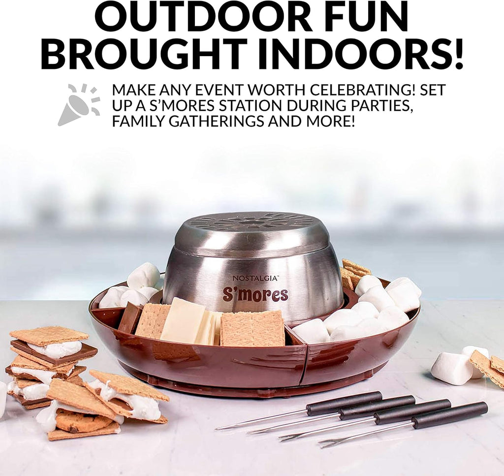 Tabletop Electric S'mores Maker with 4 Trays F89730
