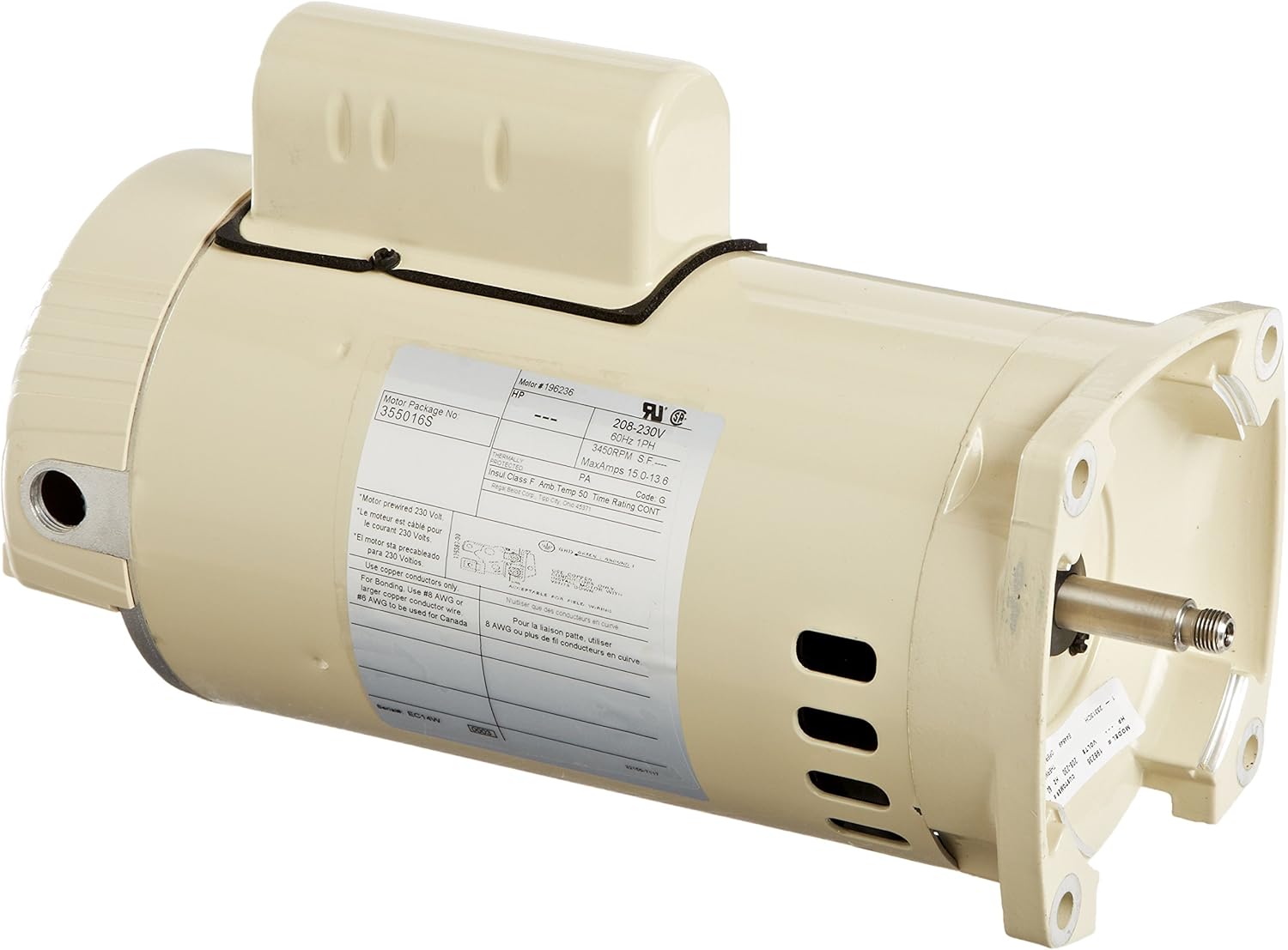 3 HP Super Flow Pool Pump Replacement Part, 208/230-volt Y982131
