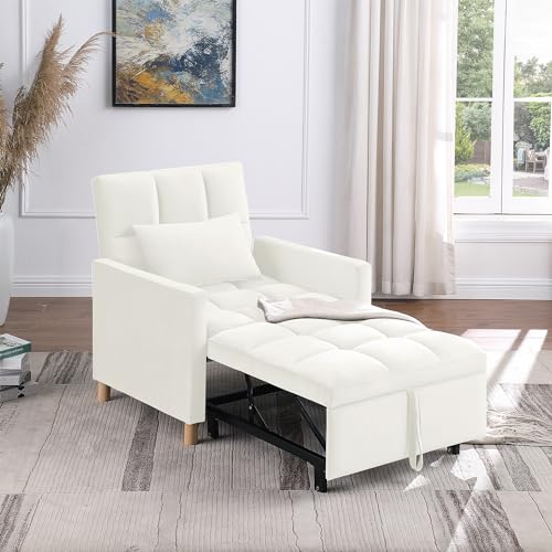 Gray 3-in-1 Sleeper Sofa with Pull Out Bed Y729507