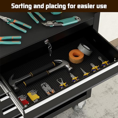 4-Drawer Black Rolling Tool Chest with Wheels L99024