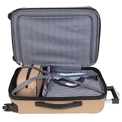 Black 4-Piece Hardside Luggage Set U866