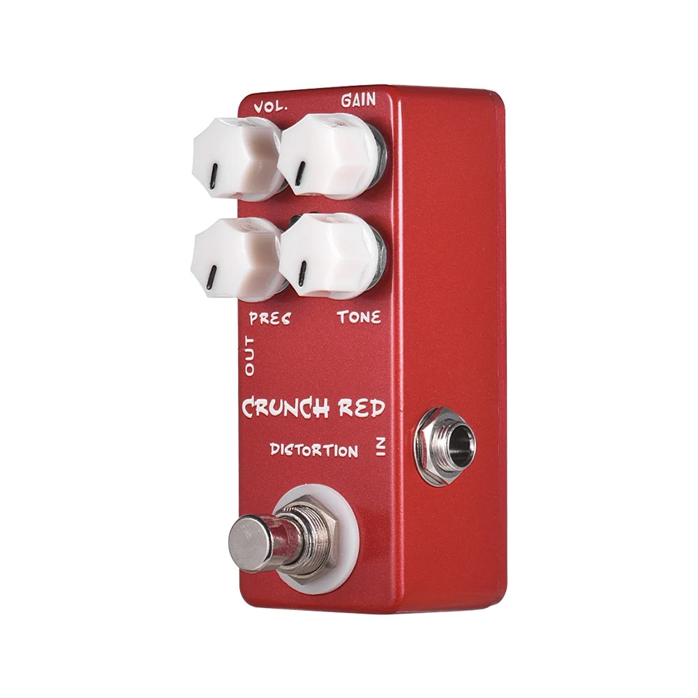 CRUNCH RED Distortion Guitar Effect Pedal X4693
