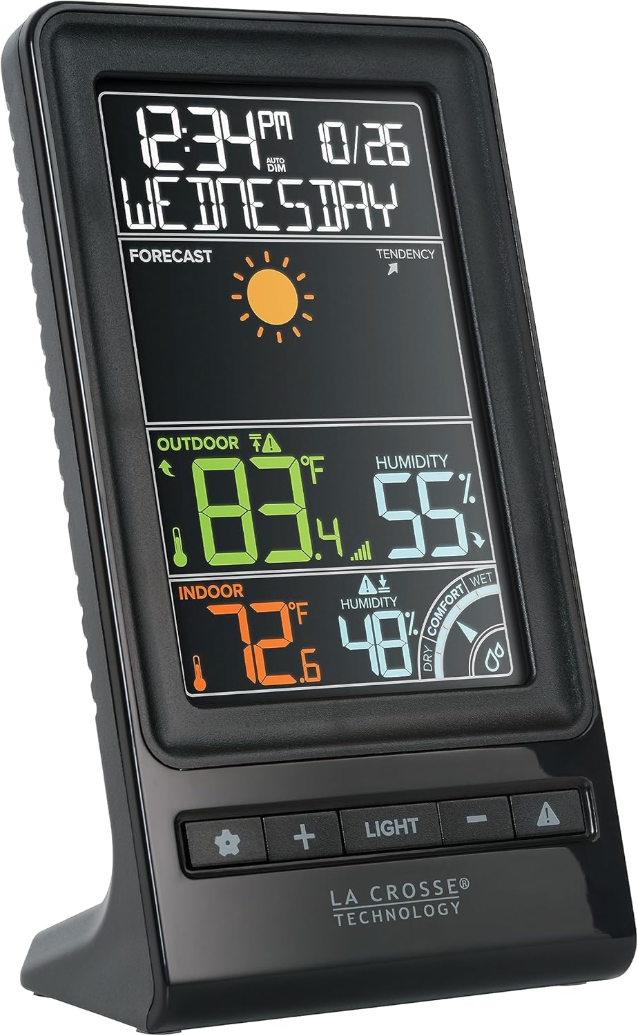 Black Digital Wireless Forecast Station L8053
