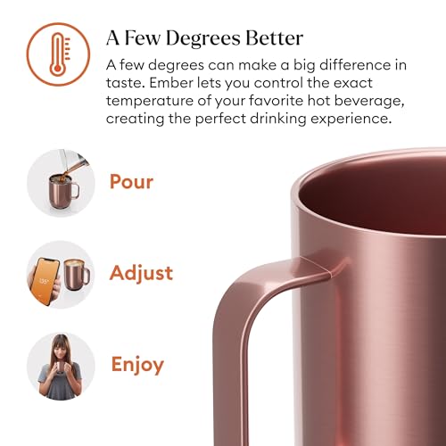 Black 14 Oz Heated Coffee Mug E86013