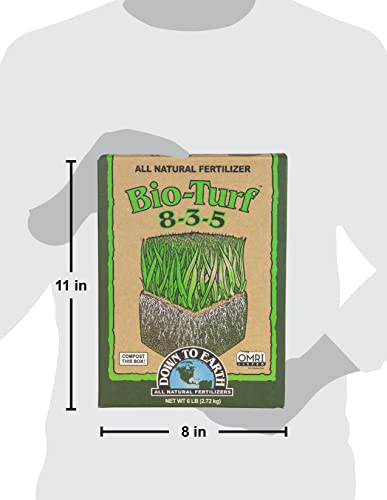 Organic Bio-Turf Lawn Fertilizer Mix 8-3-5, 6 lb K232